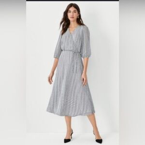 NWT Ann Taylor Black and White Checkered Dress